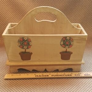 Vintage letter box hand painted Boho chic